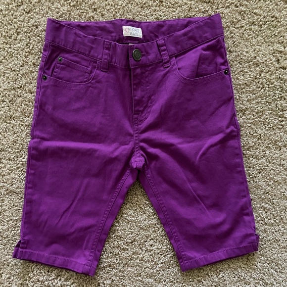 Girl’s Purple Children’s Place Bermuda Shorts - Picture 1 of 2